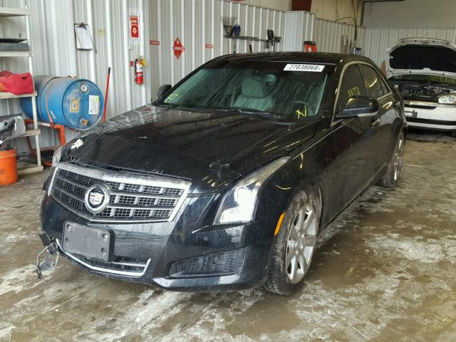 1G6AB5RA5D0127519 - 2013 CADILLAC ATS LUXURY BLACK photo 2