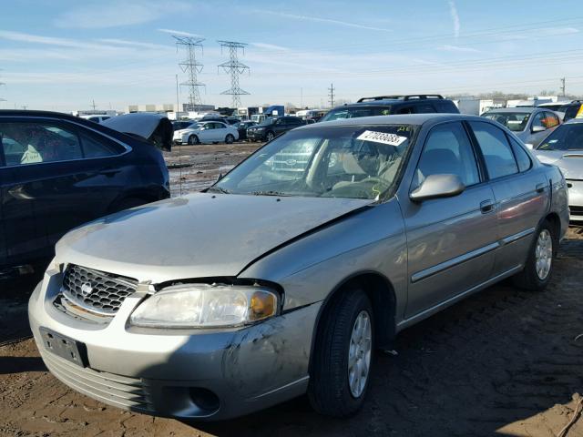 3N1CB51D2YL346056 - 2000 NISSAN SENTRA BAS BEIGE photo 2