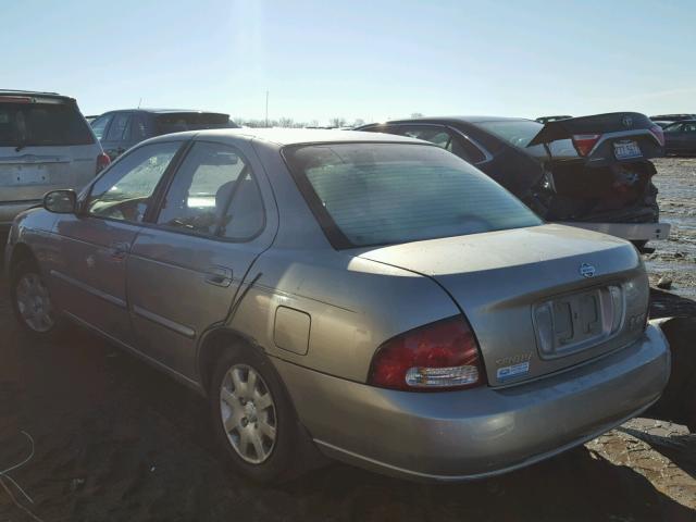 3N1CB51D2YL346056 - 2000 NISSAN SENTRA BAS BEIGE photo 3