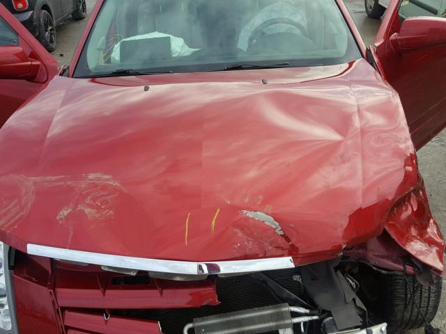 1GYEE637780138370 - 2008 CADILLAC SRX RED photo 7