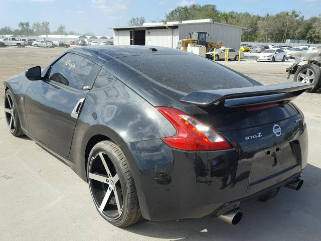 JN1AZ44E49M408582 - 2009 NISSAN 370Z BLACK photo 3