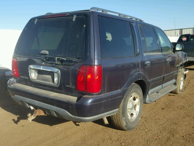 5LMFU28L4WLJ01342 - 1998 LINCOLN NAVIGATOR BLUE photo 4