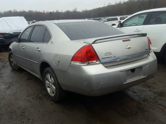 2G1WT58K089247355 - 2008 CHEVROLET IMPALA LT SILVER photo 3