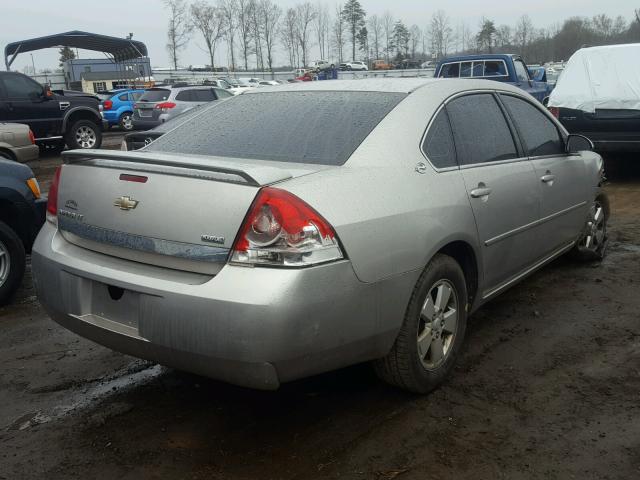 2G1WT58K089247355 - 2008 CHEVROLET IMPALA LT SILVER photo 4