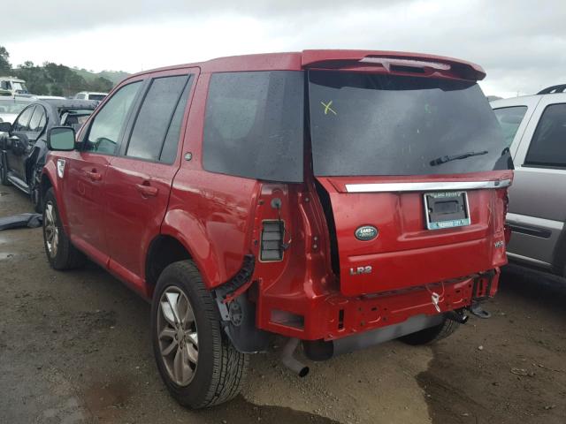 SALFR2BG9EH407130 - 2014 LAND ROVER LR2 HSE RED photo 3