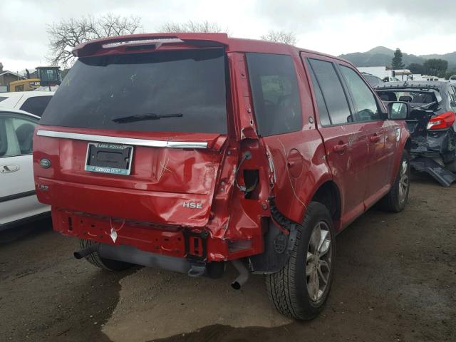 SALFR2BG9EH407130 - 2014 LAND ROVER LR2 HSE RED photo 4