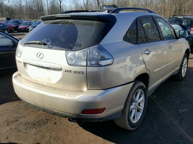 2T2HK31U68C083432 - 2008 LEXUS RX 350 GOLD photo 4