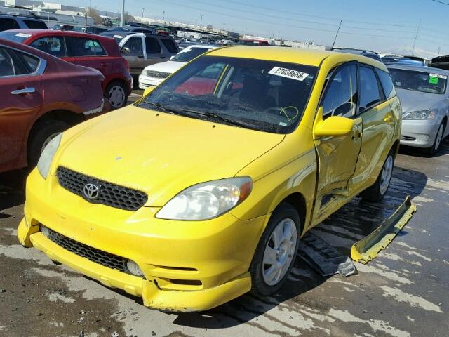 2T1KR32E24C174169 - 2004 TOYOTA COROLLA MA YELLOW photo 2