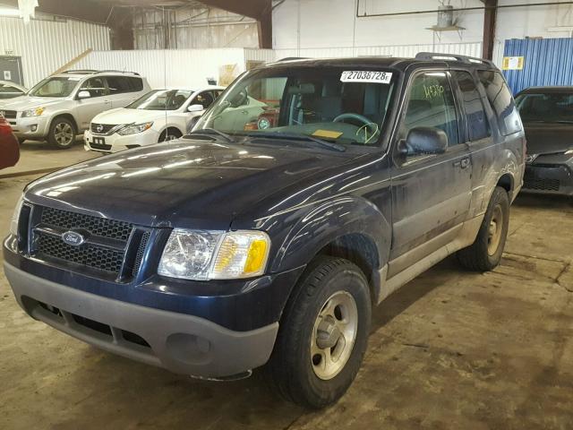 1FMZU70E33UC06017 - 2003 FORD EXPLORER S BLUE photo 2