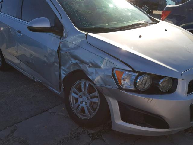 1G1JC5SH2D4248155 - 2013 CHEVROLET SONIC LT SILVER photo 9