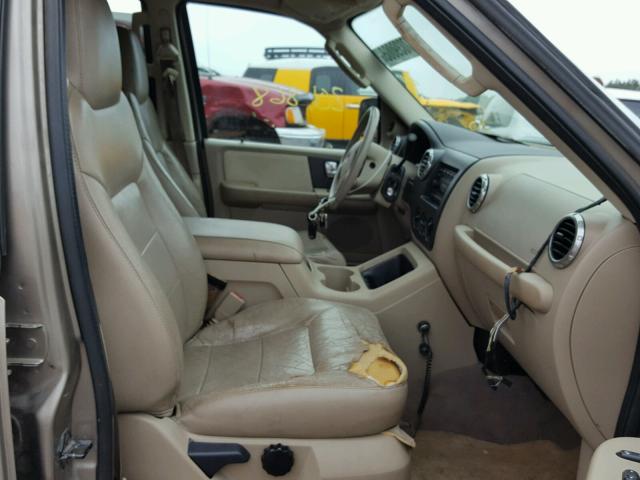 1FMPU15L63LB67053 - 2003 FORD EXPEDITION TAN photo 5