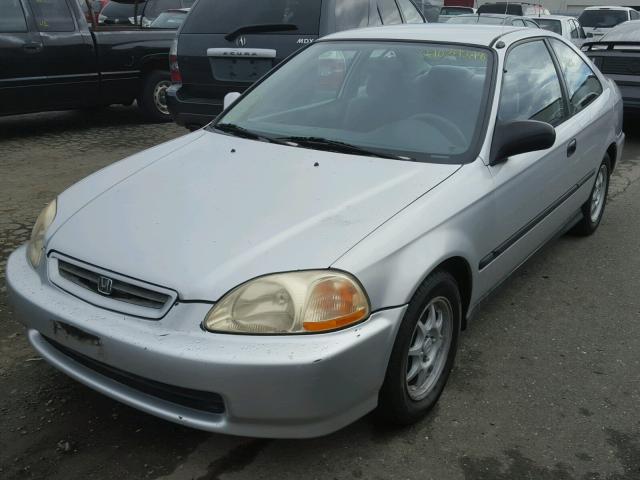 1HGEJ7229WL075931 - 1998 HONDA CIVIC HX SILVER photo 2