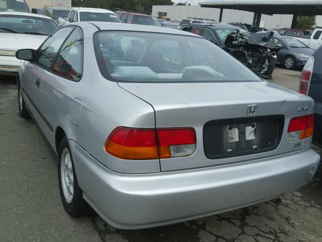 1HGEJ7229WL075931 - 1998 HONDA CIVIC HX SILVER photo 3