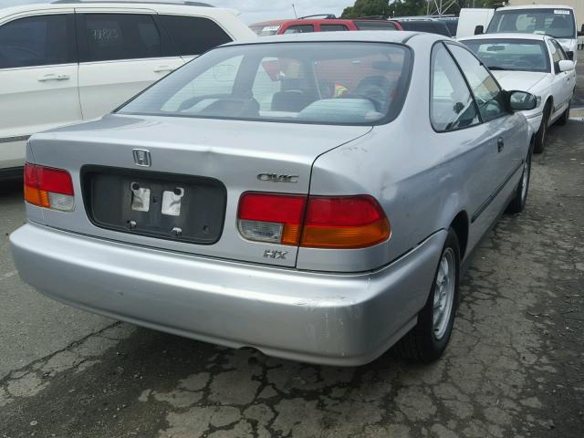 1HGEJ7229WL075931 - 1998 HONDA CIVIC HX SILVER photo 4