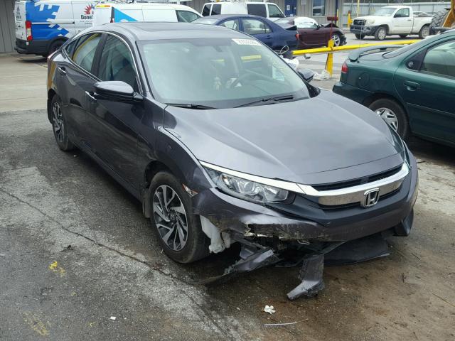 19XFC2F77GE039638 - 2016 HONDA CIVIC EX ნაცრისფერი ფოტო 1