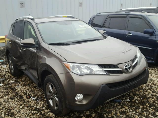 JTMRFREV9FD172768 - 2015 TOYOTA RAV4 XLE GRAY photo 1