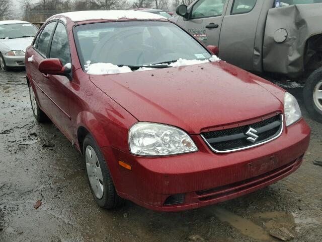 KL5JD56Z88K305585 - 2008 SUZUKI FORENZA BA BURGUNDY photo 1