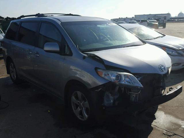 5TDKK3DC5BS120983 - 2011 TOYOTA SIENNA LE SILVER photo 1