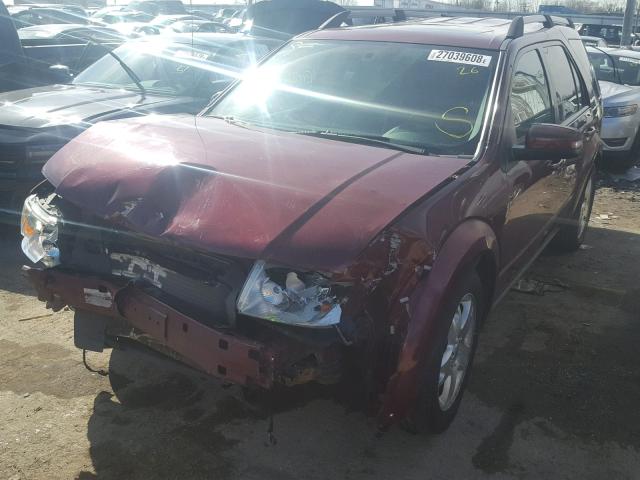 1FMDK06165GA62606 - 2005 FORD FREESTYLE MAROON photo 2