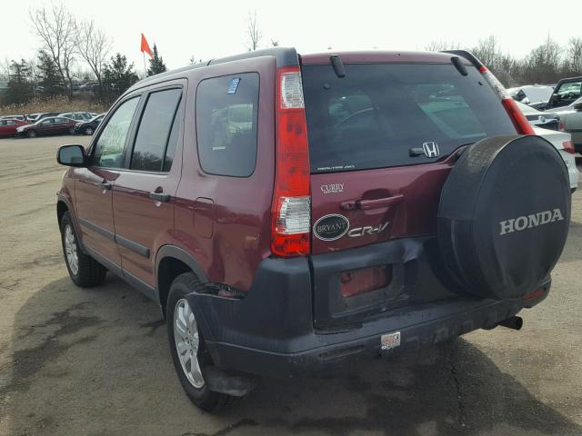 SHSRD78845U323936 - 2005 HONDA CR-V EX RED photo 3