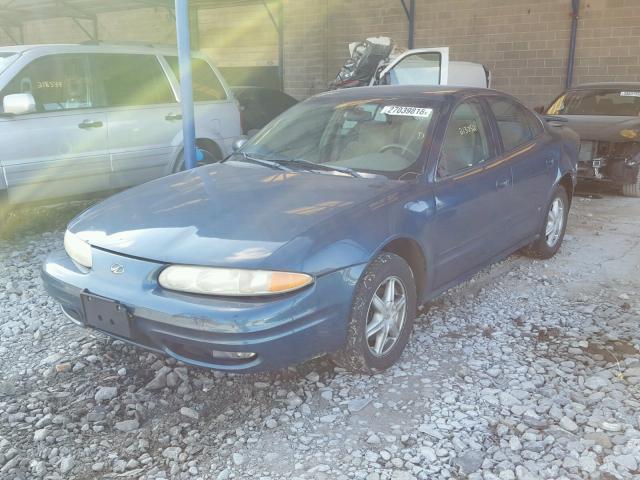 1G3NL52F43C215279 - 2003 OLDSMOBILE ALERO GL TEAL photo 2