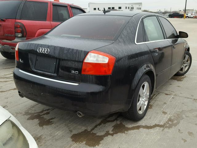 WAUJT68E55A026512 - 2005 AUDI A4 3.0 BLACK photo 4