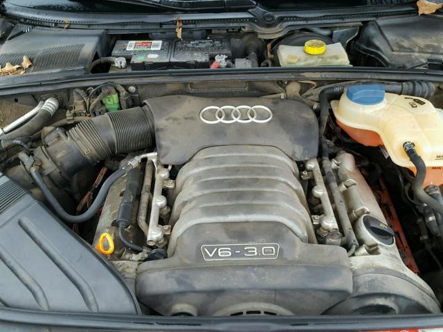 WAUJT68E55A026512 - 2005 AUDI A4 3.0 BLACK photo 7