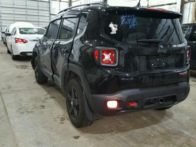 ZACCJBCT0GPD00248 - 2016 JEEP RENEGADE T BLACK photo 3