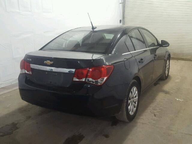 1G1PC5SHXB7103967 - 2011 CHEVROLET CRUZE LS BLACK photo 4