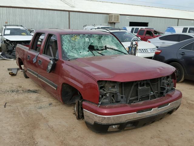 2GCEC13T361134717 - 2006 CHEVROLET SILVERADO MAROON photo 1