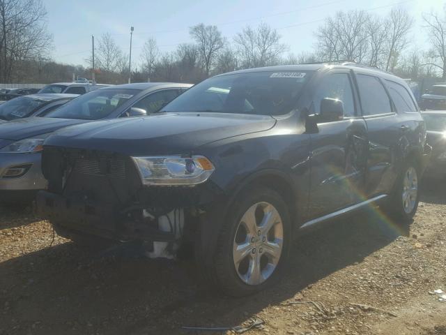 1C4RDJDG8EC318804 - 2014 DODGE DURANGO LI GRAY photo 2