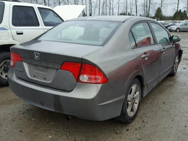 2HGFA16856H037884 - 2006 HONDA CIVIC EX ნაცრისფერი ფოტო 4