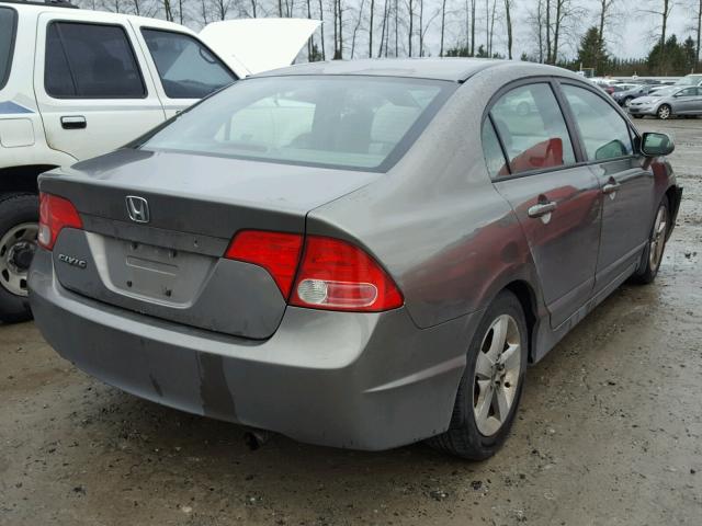 2HGFA16856H037884 - 2006 HONDA CIVIC EX GRAY photo 4