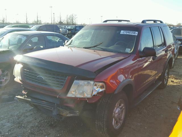 1FMZU62KX3UC19327 - 2003 FORD EXPLORER X RED photo 2