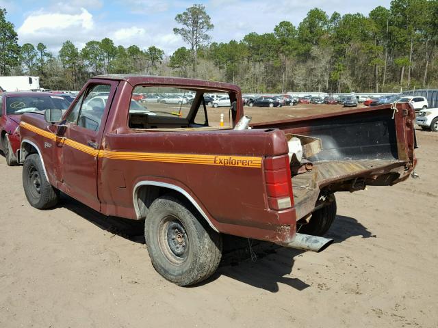 1FTCF15F1ENA87626 - 1984 FORD F150 BROWN photo 3