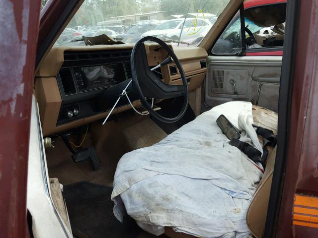 1FTCF15F1ENA87626 - 1984 FORD F150 BROWN photo 5