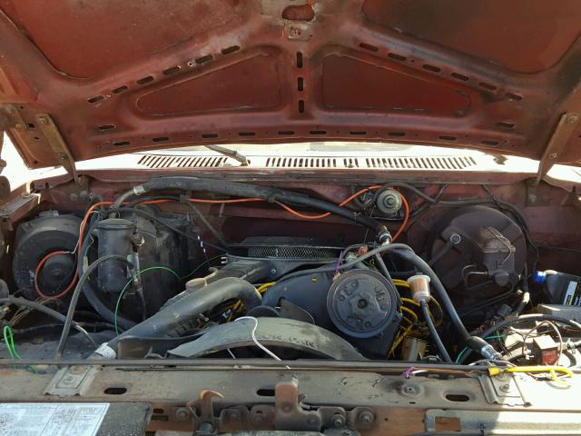 1FTCF15F1ENA87626 - 1984 FORD F150 BROWN photo 7