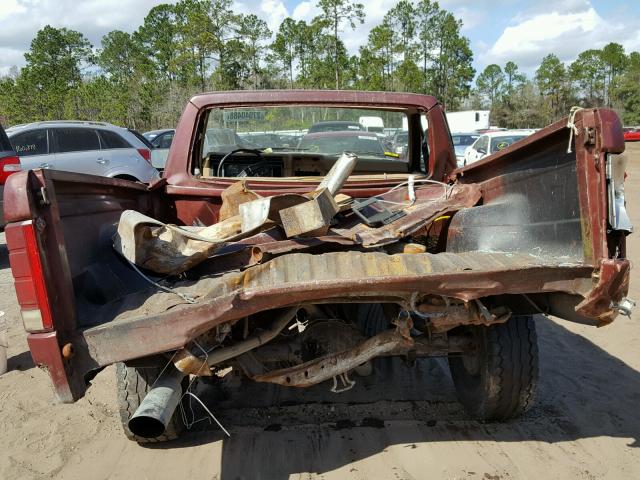 1FTCF15F1ENA87626 - 1984 FORD F150 BROWN photo 9
