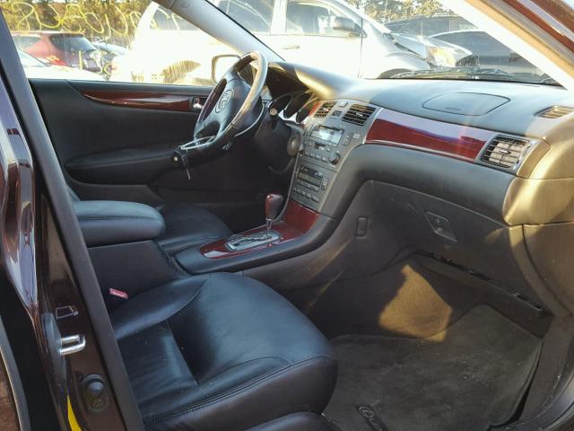 JTHBF30G520062758 - 2002 LEXUS ES 300 BURGUNDY photo 5