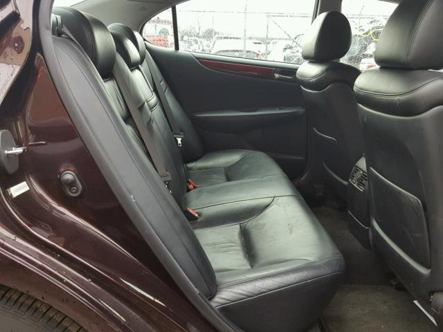 JTHBF30G520062758 - 2002 LEXUS ES 300 BURGUNDY photo 6