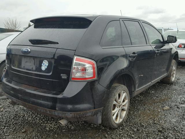 2FMDK49C87BA87165 - 2007 FORD EDGE SEL P BLACK photo 4