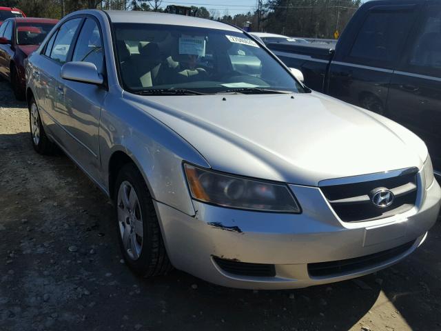 5NPET46C78H374920 - 2008 HYUNDAI SONATA GLS SILVER photo 1