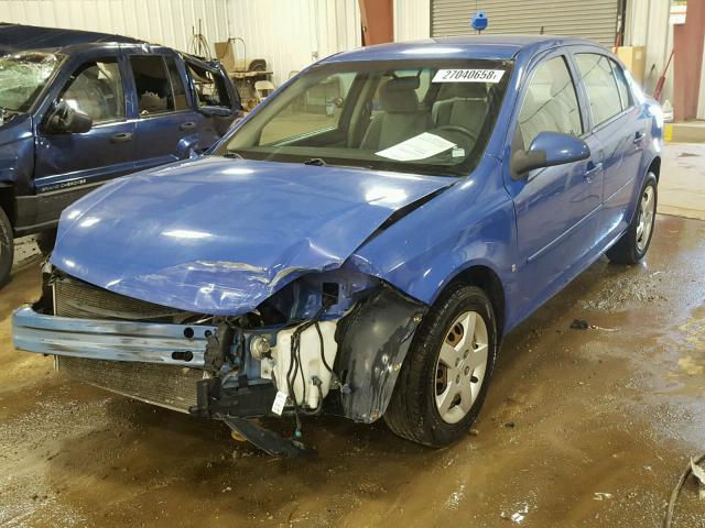 1G1AL58FX87134494 - 2008 CHEVROLET COBALT LT BLUE photo 2