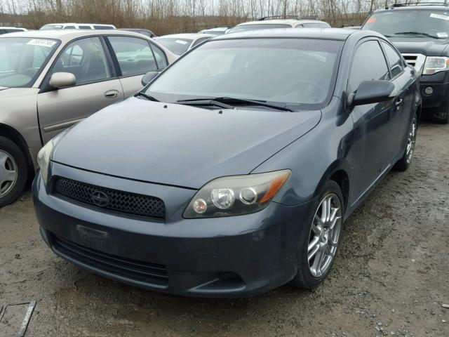 JTKDE167680257228 - 2008 TOYOTA SCION TC BLUE photo 2