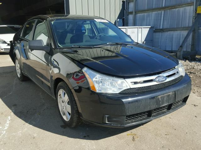 1FAHP35N38W294674 - 2008 FORD FOCUS SE BLACK photo 1