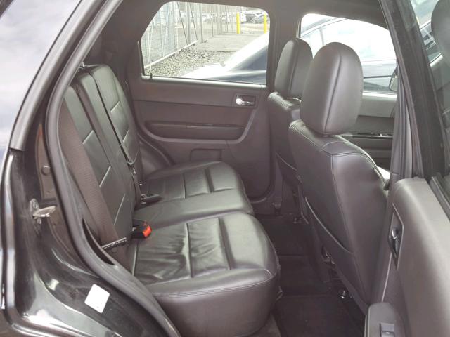 1FMCU9EGXBKB18409 - 2011 FORD ESCAPE LIM BLACK photo 6