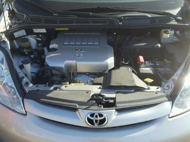 5TDKK4CC2AS294466 - 2010 TOYOTA SIENNA CE SILVER photo 7