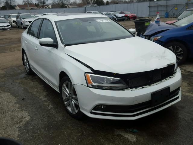 3VWLA7AJ7FM264720 - 2015 VOLKSWAGEN JETTA TDI WHITE photo 1