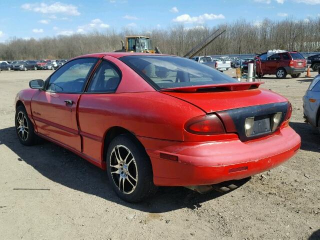 3G2JB1243TS857077 - 1996 PONTIAC SUNFIRE SE RED photo 3