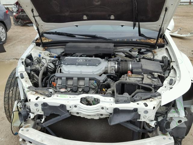 19UUA9F77DA003034 - 2013 ACURA TL ADVANCE WHITE photo 7